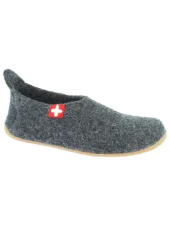 Wełniane kapcie "Gipfelkreuz" w kolorze antracytowym