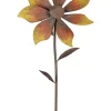 Wiatrak "Flower" w kolorze żółto-pomarańczowym - 35 x 130 x 20 cm