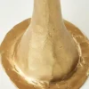 Świecznik "Dupni" w kolorze złotym - wys. 34 x Ø 7 cm