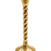 Świecznik w kolorze złotym - wys. 25 cm