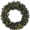 Wieniec LED "Ottawa" w kolorze zielonym - Ø 70 cm