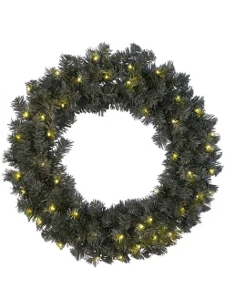 Wieniec LED "Ottawa" w kolorze zielonym - Ø 70 cm