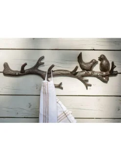 Wieszak "Branch" w kolorze brązowym - 43,5 x 14 x 4 cm