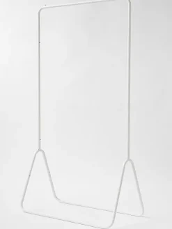 Wieszak w kolorze białym - 80 x 145 x 43 cm