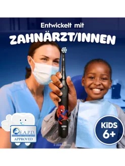 Wymienne końcówki (8 szt.) "iO Kids Spiderman" w kolorze czarnym
