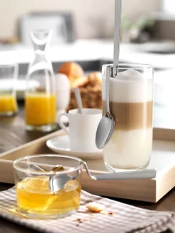 Łyżeczki (6 szt.) "Dinner" do latte macchiato - dł. 21,4 cm