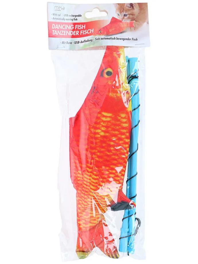 Zabawki (2 szt.) w kolorze pomarańczowo-żółtym dla kota - 30 x 23 cm