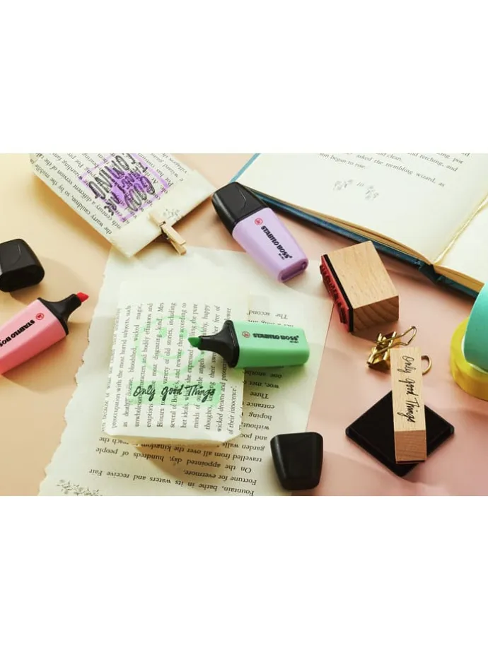 Zakreślacze (5 szt.) "STABILO BOSS MINI Pastel"