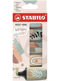 Zakreślacze (5 szt.) "STABILO BOSS MINI Naturevibes"