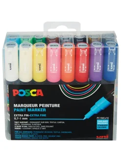 Zakreślacze (16 szt.) "Uni Posca PC"