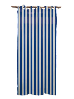 Zasłona w kolorze niebieskim - 245 x 137 cm