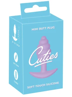 Zatyczka analna "Cuties" w kolorze fioletowym - dł. 7,5 cm