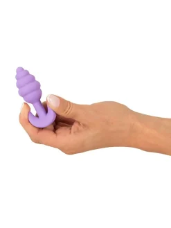 Zatyczka analna "Cuties" w kolorze fioletowym - dł. 7,5 cm