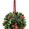Zawieszka dekoracyjna "Berries" w kolorze zielonym - Ø 12 cm