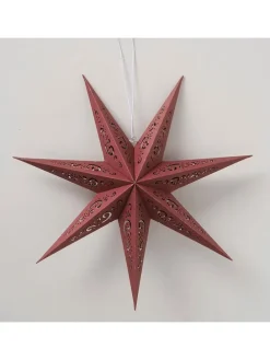 Zawieszka dekoracyjna "Kassina" w kolorze czerwonym - wys. 16,5 x Ø 50 cm