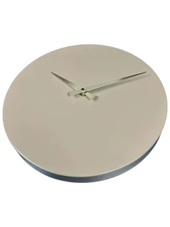 Zegar ścienny w kolorze beżowym - Ø 35 cm