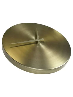 Zegar ścienny w kolorze złotym - Ø 35 cm
