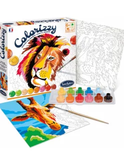 Zestaw do malowania "Colorizzy Lion & Giraffe" - 6+