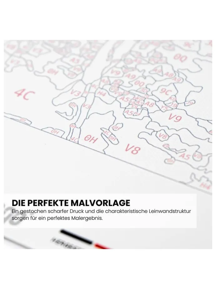 Zestaw do malowania po numerkach - 14+