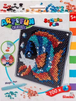 Zestaw kreatywny "Sequin Fish" - 5+