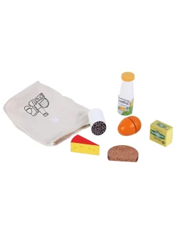 Zestaw piknikowy w bawełnianej torbie - 3+
