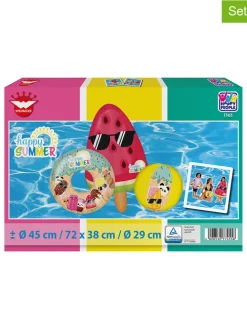 Zestaw plażowy "Happy Summer" ze wzorem - 3+