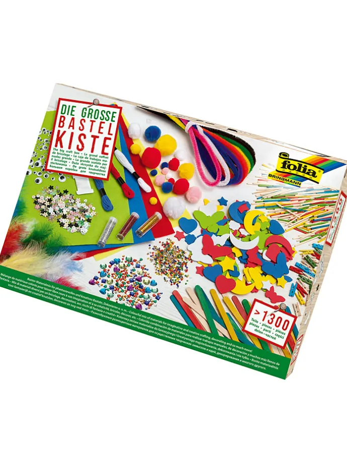 Zestaw "The big craft box" w różnych kolorach do rękodzieła