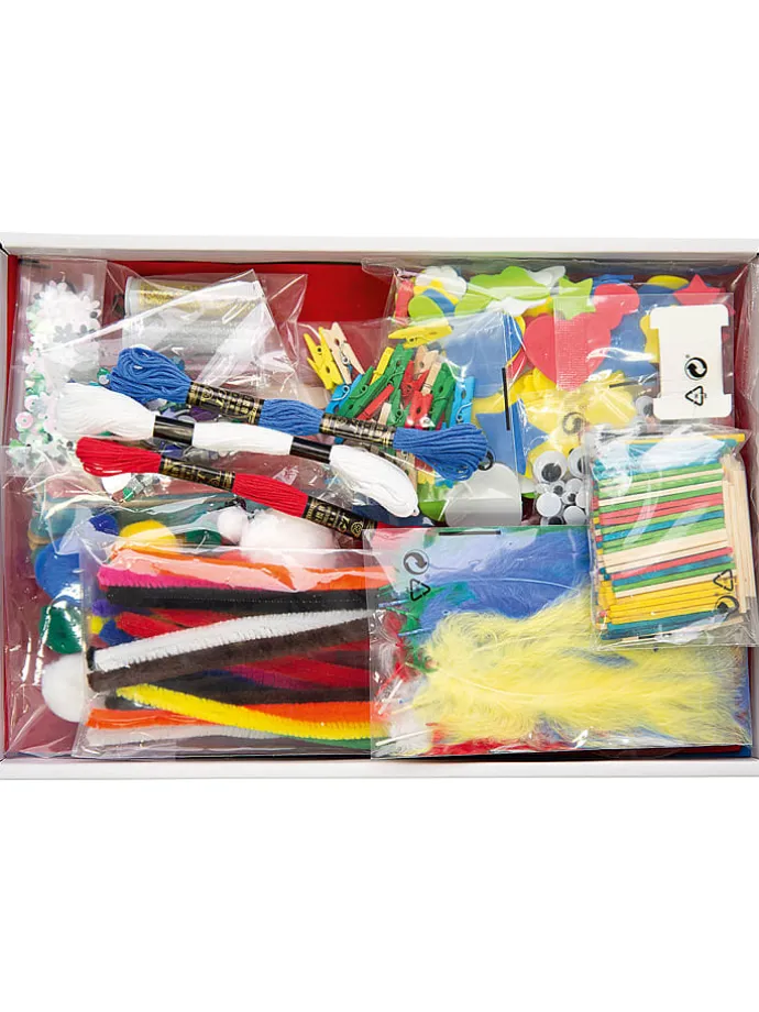 Zestaw "The big craft box" w różnych kolorach do rękodzieła