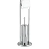 Zestaw WC w kolorze srebrnym - wys. 81 cm