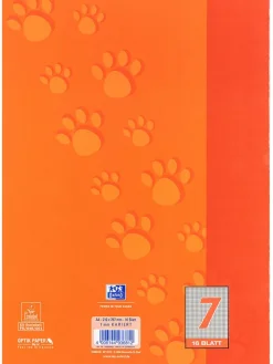 Zeszyty (10 szt.) w kolorze pomarańczowym - A4