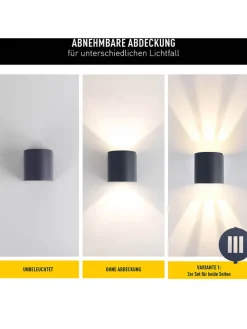 Zewnętrzna lampa ścienna LED 