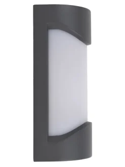 Zewnętrzna lampa ścienna "Praline" w kolorze antracytowym - wys. 25 cm