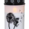 Znicz LED "Dandelion" w kolorze białym